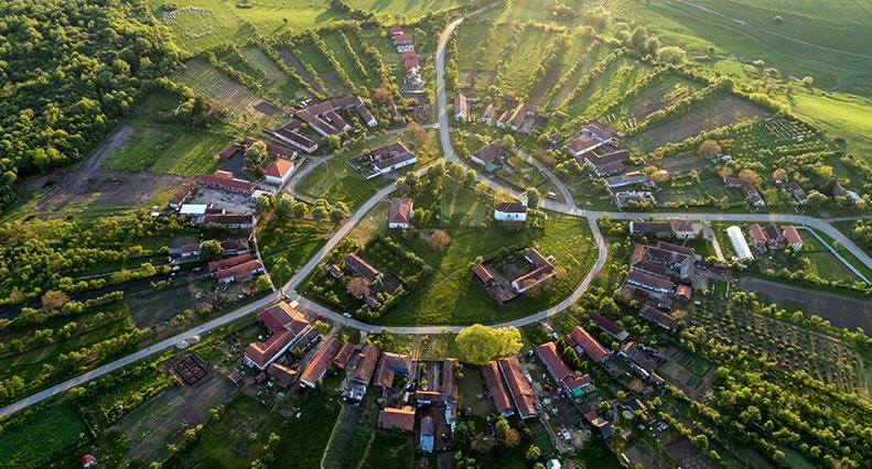 Singurul sat circular din România