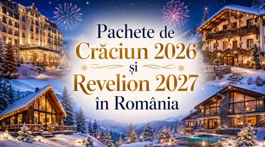 Pachete de Crăciun 2026 și Revelion 2027 în România