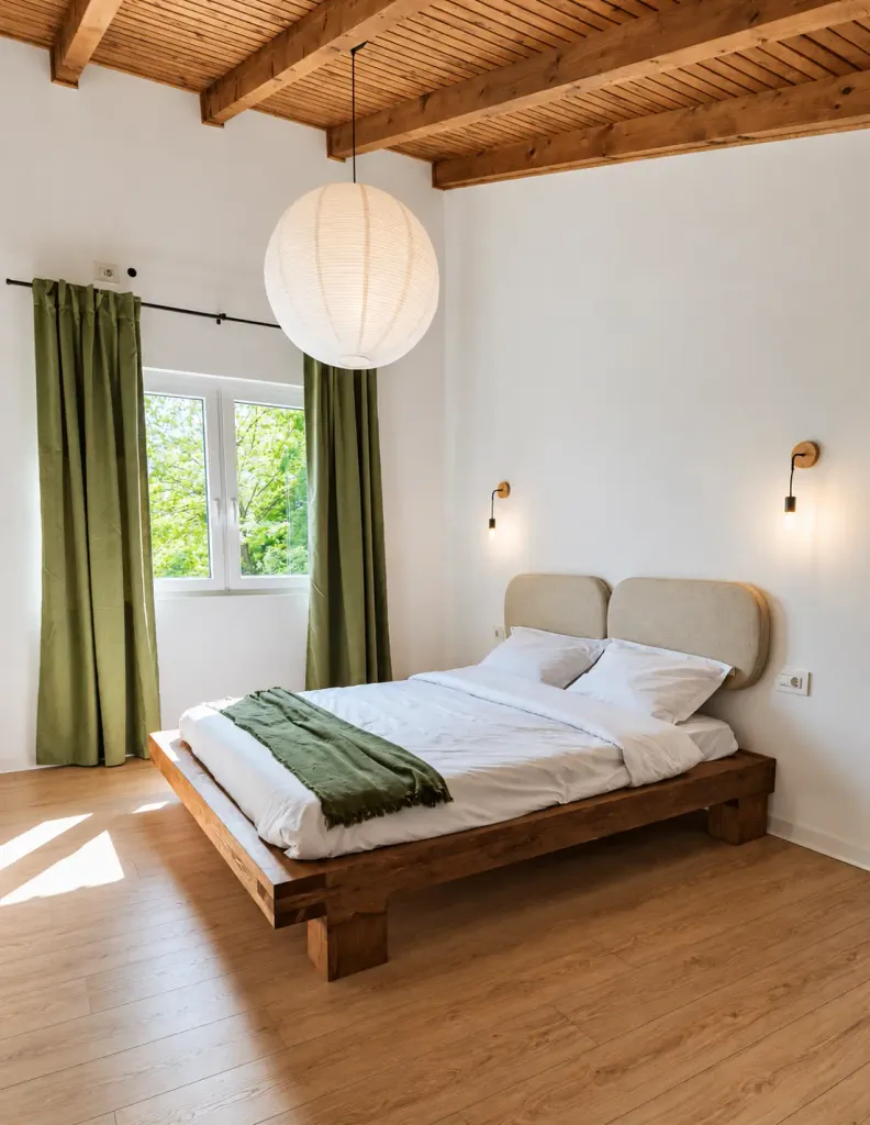 Dormitor la Komod Cabin Hațeg cu baie proprie